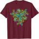 Biologie Biochemie Wissenschaft Geschenkideen Biochemistry Virus Protein Molecule HIV Antibody Complex T-Shirt - T-Shirt | Maroon