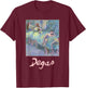Ballet Dancers in the Wings by Edgar Degas, Ballerinas T-Shirt - T-Shirt | Maroon
