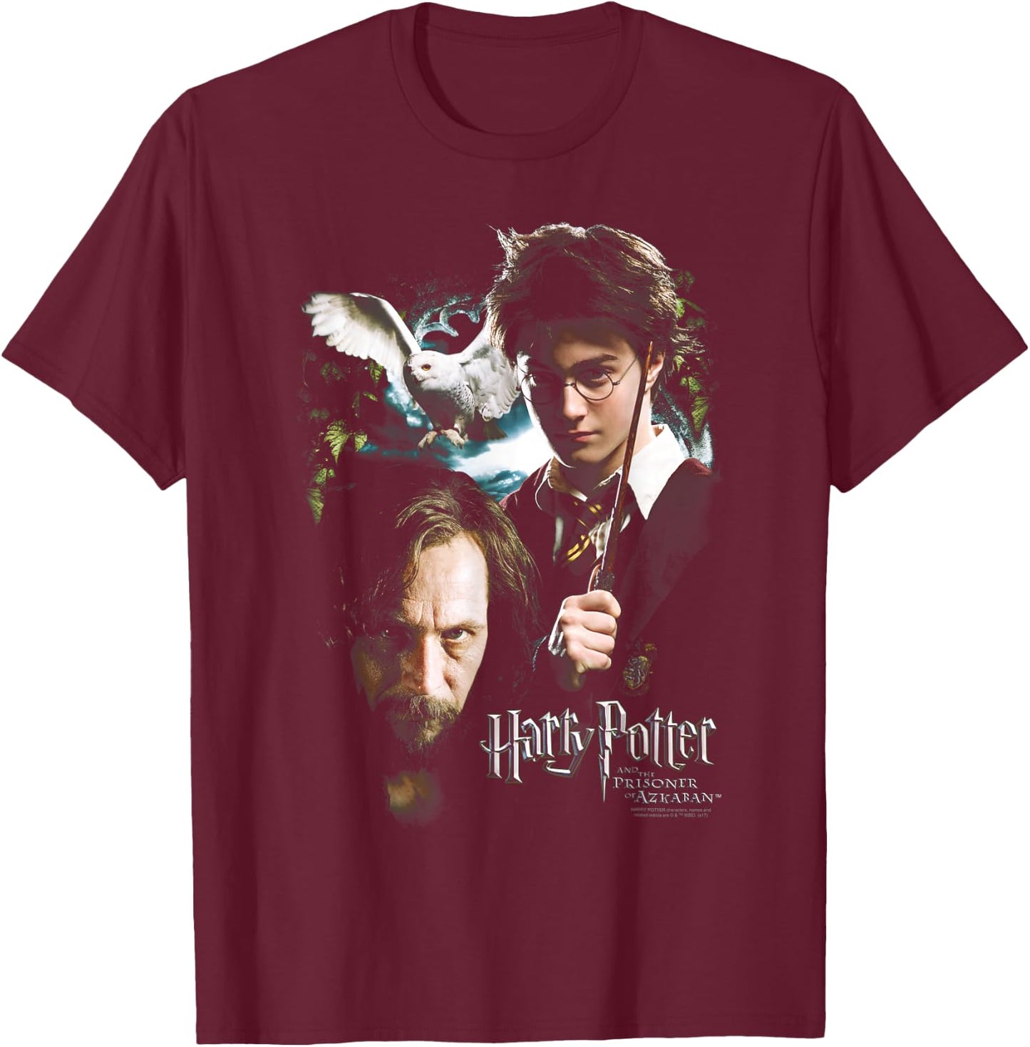 Harry Potter Harry and Sirius T-Shirt - T-Shirt | Maroon