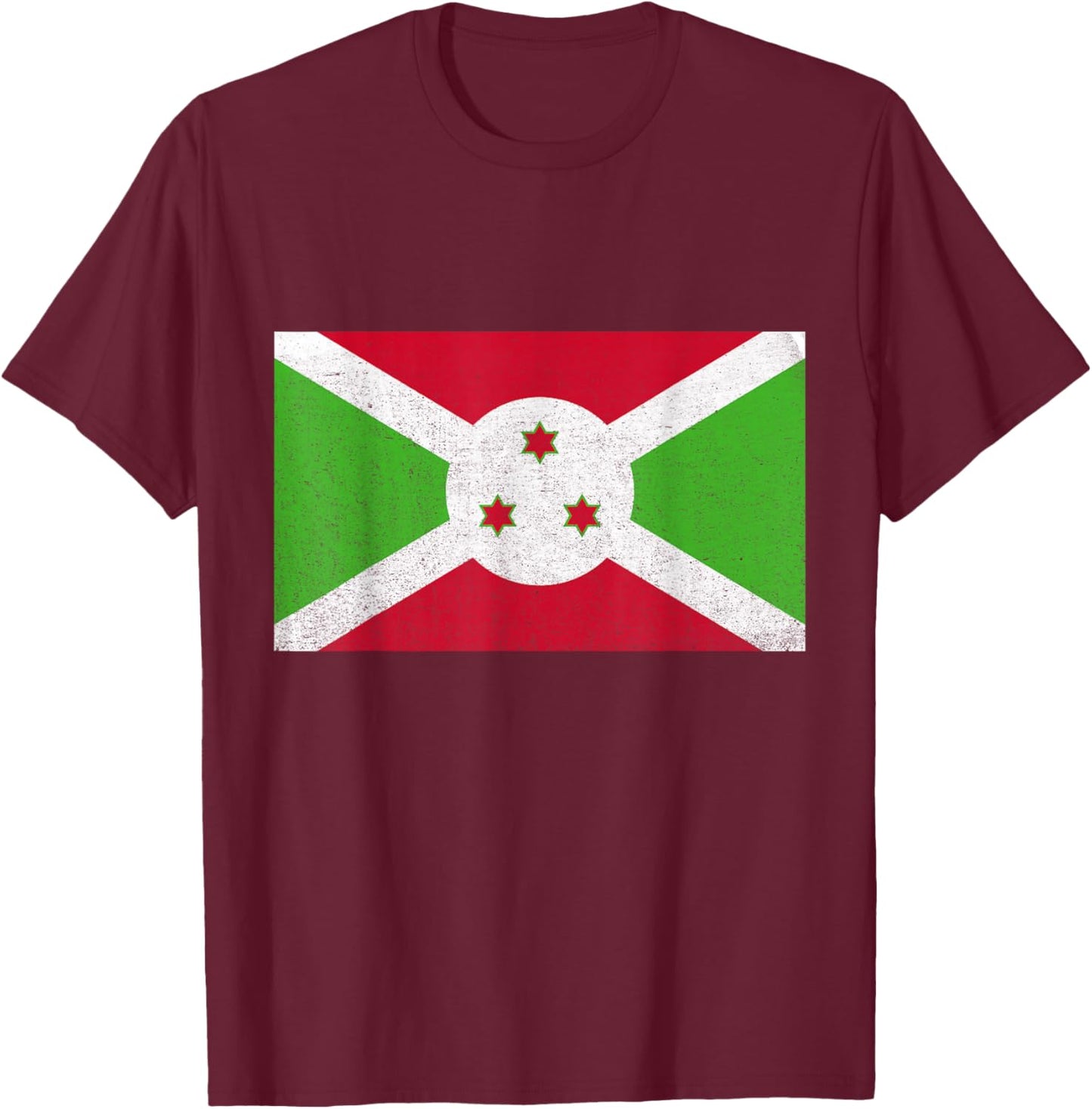 Burundi Burundian Pride Burundian Flag Burundian Roots T-Shirt - T-Shirt | Maroon