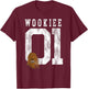 Star Wars Chewbacca Chewie Wookie Jersey T-Shirt - T-Shirt | Maroon