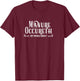 Shit Happens Shirt Manure Occureth Manure Happens Horse Cow T-Shirt - T-Shirt | Maroon