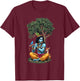Gifts for Hindus Hinduism Diwali Festival Lord Krishna T-Shirt - T-Shirt | Maroon