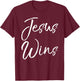Christian Quote Gift Victory in Christ Jesus Wins T-Shirt - T-Shirt | Maroon