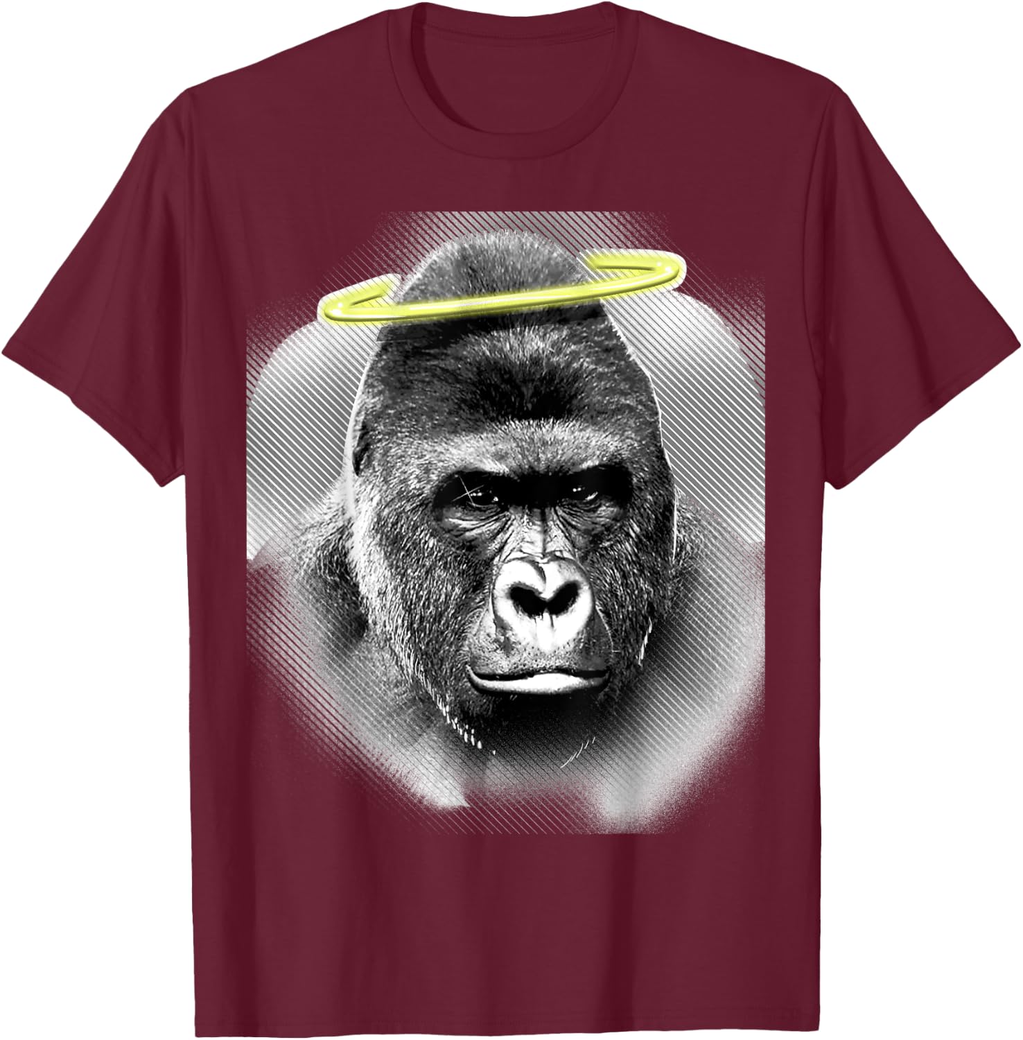 Harambe Gorilla T-Shirt - T-Shirt | Maroon
