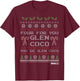 Mean Girls Glen Coco Christmas Sweater Graphic T-Shirt - T-Shirt | Maroon