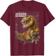 Disney Pixar The Good Dinosaur Butch Rex Overlay Portrait T-Shirt - T-Shirt | Maroon