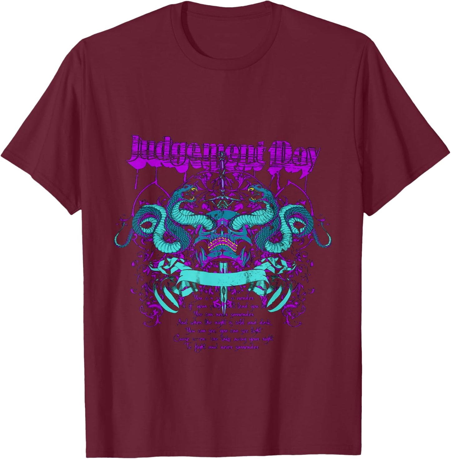 Judgement Day T-Shirt - T-Shirt | Maroon