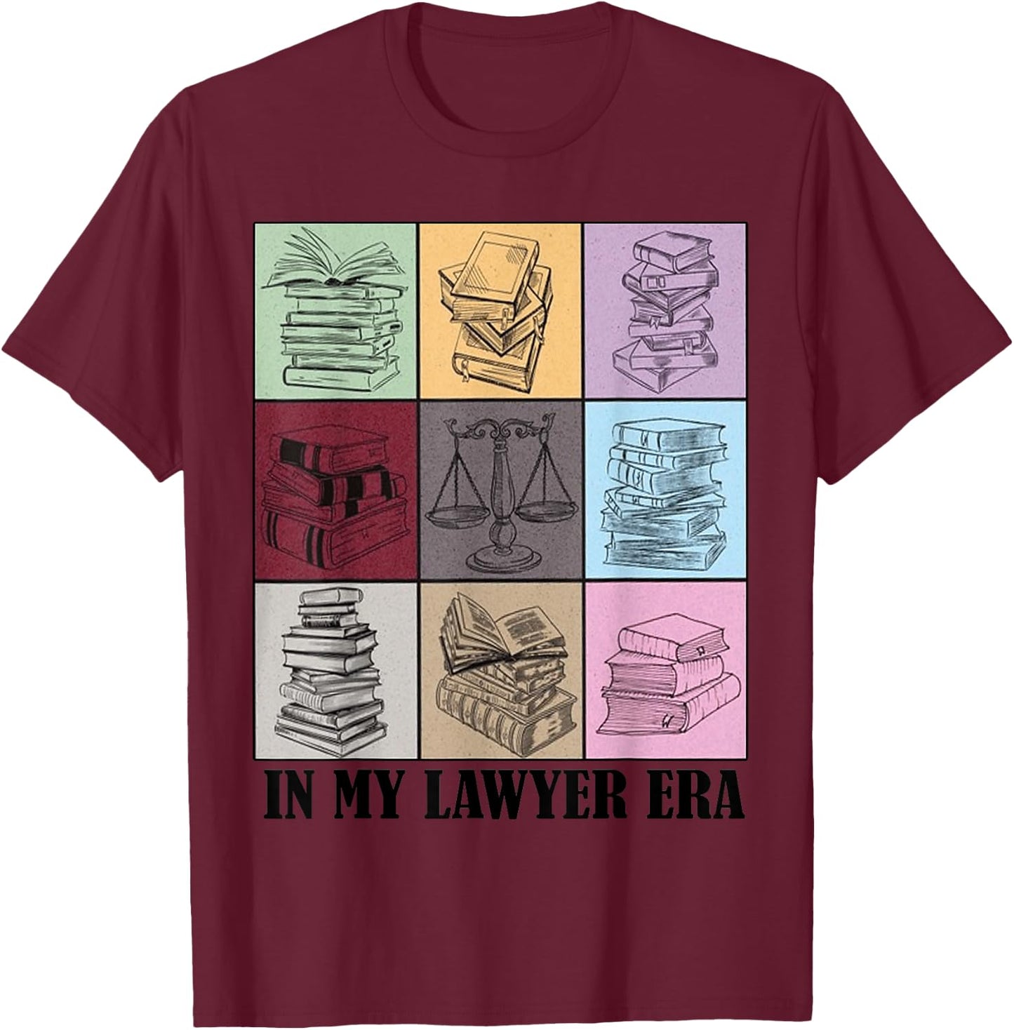 funny Lawyer Quote In My Lawyer Era Cool Lawyers T-Shirt - T-Shirt | Maroon
