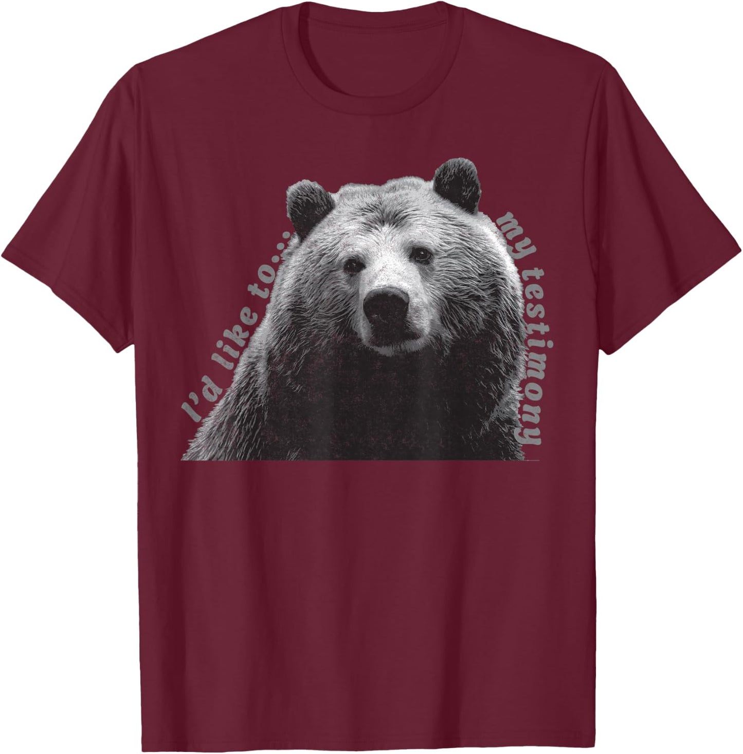 LDS Missionary Gift Mormon T Shirt Bear my Testimony T-Shirt - T-Shirt | Maroon