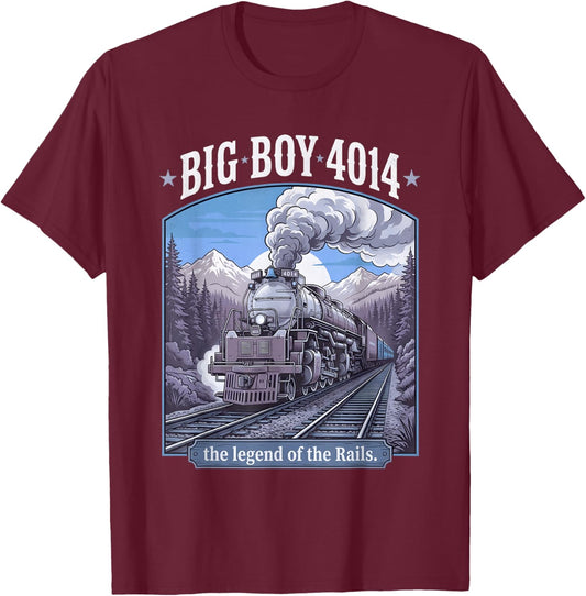 Cleveland Shook Today Legendary Big-Boy 4014 Souvenir T-Shirt - T-Shirt | Maroon