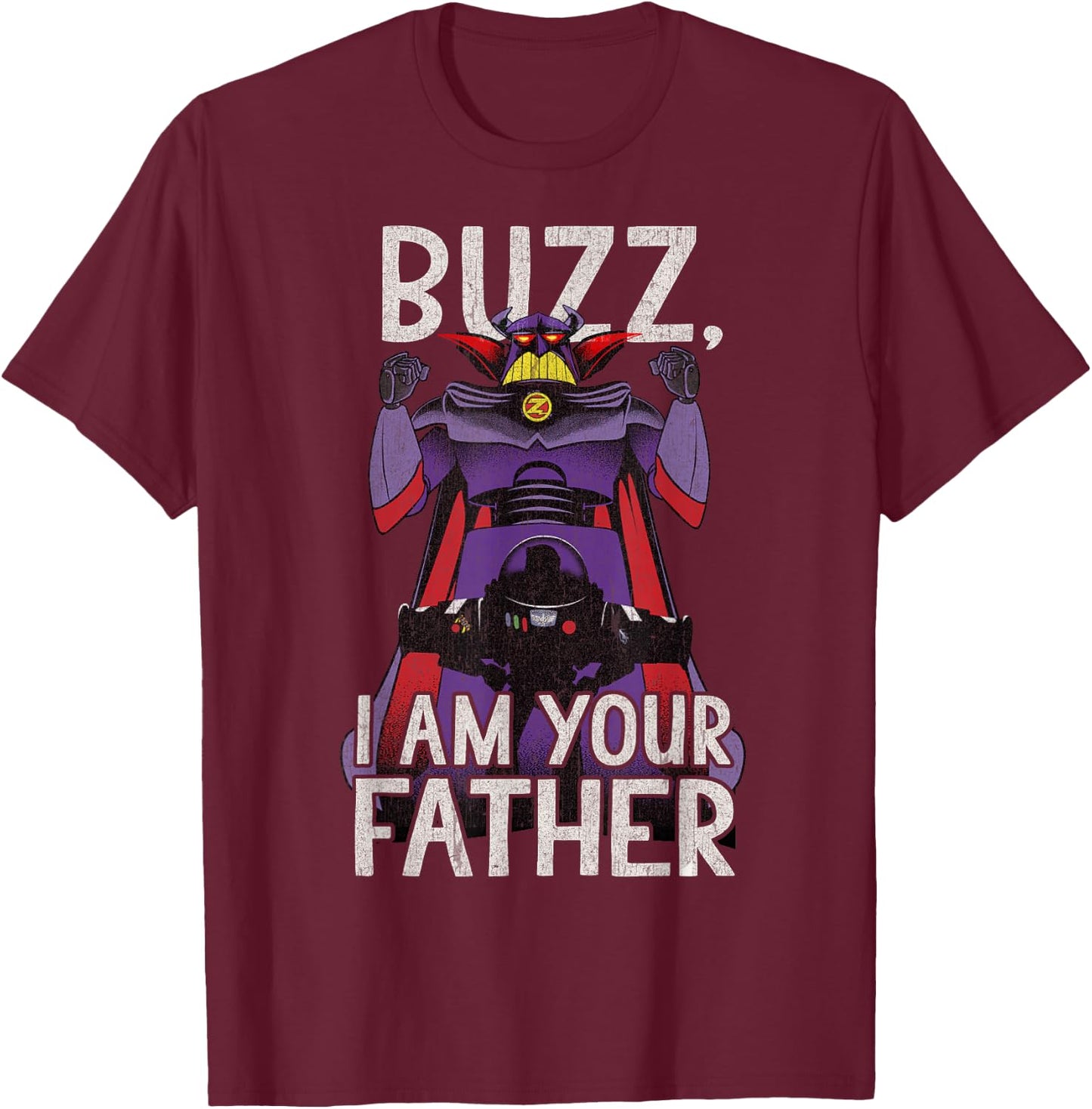 Disney Pixar Toy Story I Am Your Father Buzz T-Shirt - T-Shirt | Maroon