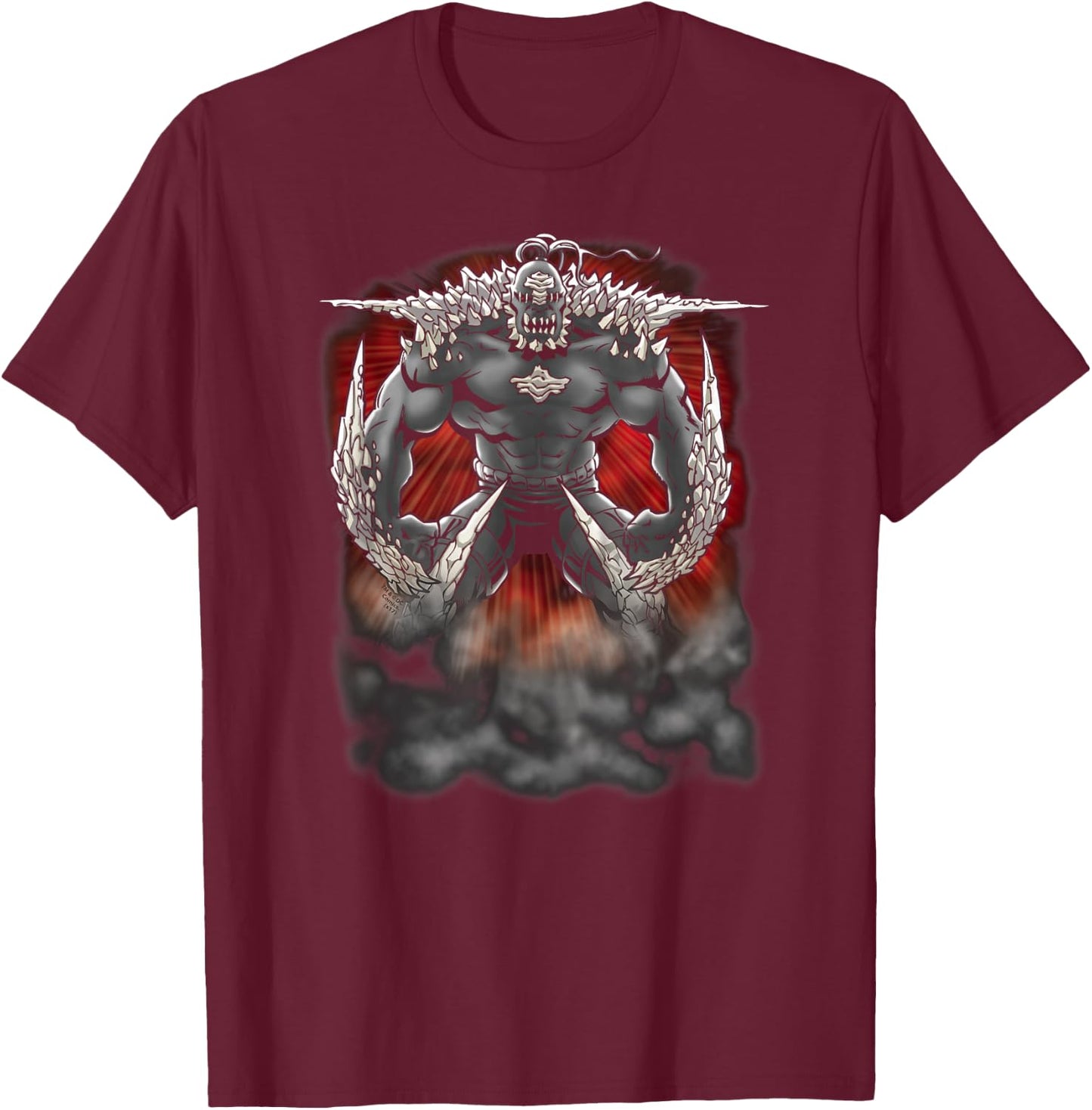 Superman Doomsday Dust T-Shirt - T-Shirt | Maroon