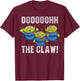 Disney Pixar Toy Story Alien Oooooh The Claw Distressed T-Shirt - T-Shirt | Maroon