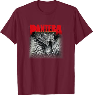 Pantera Official Great Southern Outtakes Album Snake T-Shirt - T-Shirt | Maroon