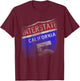 I Love California Interstate 5 Freeway Sign Road T-Shirt - T-Shirt | Maroon