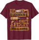 Funny Johnson. If Johnson Can't Fix It, We're All Screwed T-Shirt - T-Shirt | Maroon