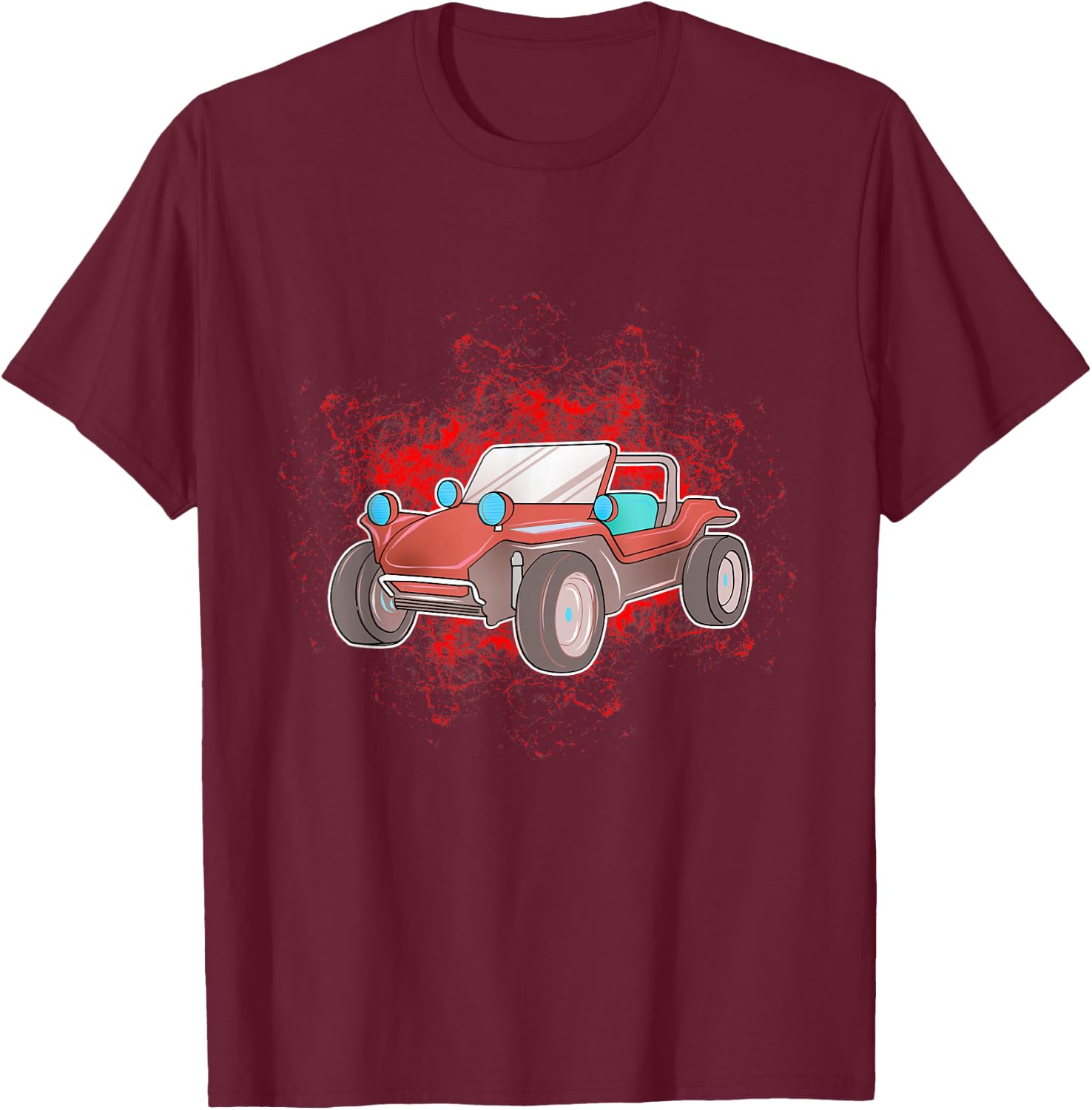 Beach Buggy Dune Graphic RC Car Men Women Kids Gift T-Shirt - T-Shirt | Maroon