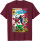 Marvel Spider-Man Classic Retro Comic Scorpion Cover T-Shirt - T-Shirt | Maroon