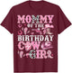 Mommy Of The Birthday Cow-Girl Rodeo Cow Girl Birthday T-Shirt - T-Shirt | Maroon