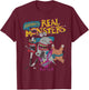 Nickelodeon Aaahh Real Monsters Character T-Shirt - T-Shirt | Maroon