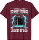 I Would Rather Stand With God Knight Templar T-Shirt - T-Shirt | Maroon