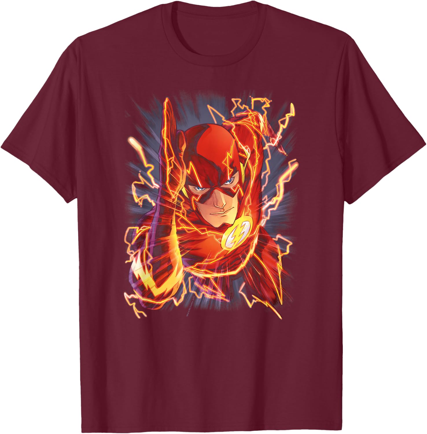 The Flash New 52 Cover #1 T-Shirt - T-Shirt | Maroon
