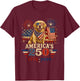Labrador Retriever America's 250th Anniversary 1776 2026 T-Shirt - T-Shirt | Maroon