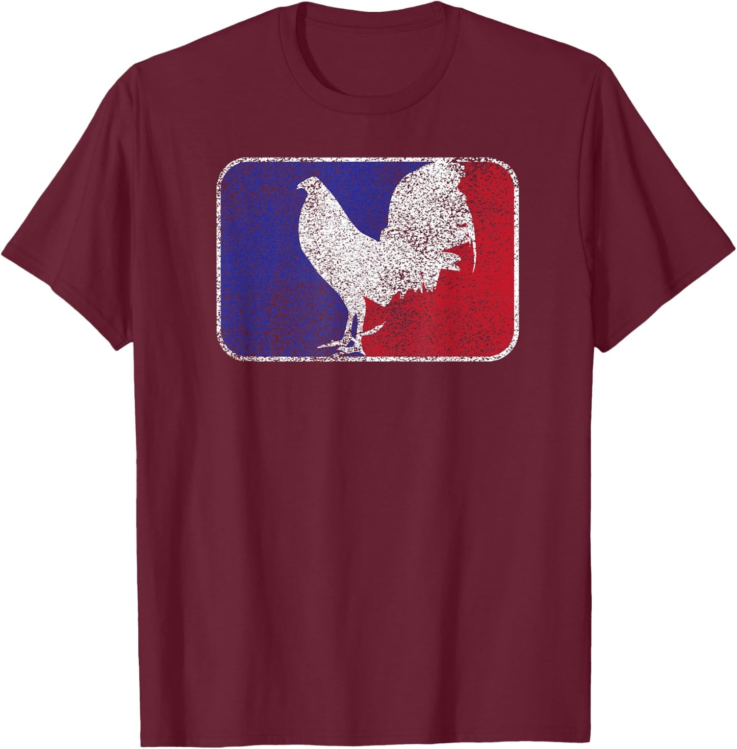 Major League Cock Fight Shirt Cock Fight Shirt T-Shirt - T-Shirt | Maroon