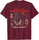 Haunted Mansion Escape Movie Poster Vintage Halloween T-Shirt - T-Shirt | Maroon