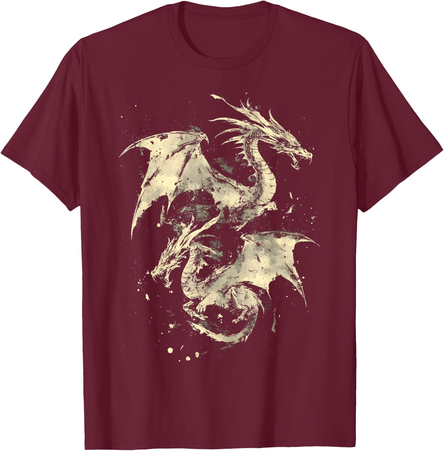 Dragon Lovers Dragon Types Women Men Girls Boys Dragons T-Shirt - T-Shirt | Maroon
