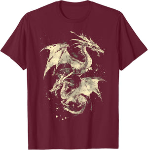 Dragon Lovers Dragon Types Women Men Girls Boys Dragons T-Shirt - T-Shirt | Maroon