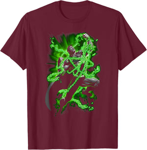 Superman Kryptonite Chains T-Shirt - T-Shirt | Maroon