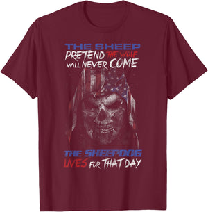 Sheepdog T-Shirt - T-Shirt | Maroon
