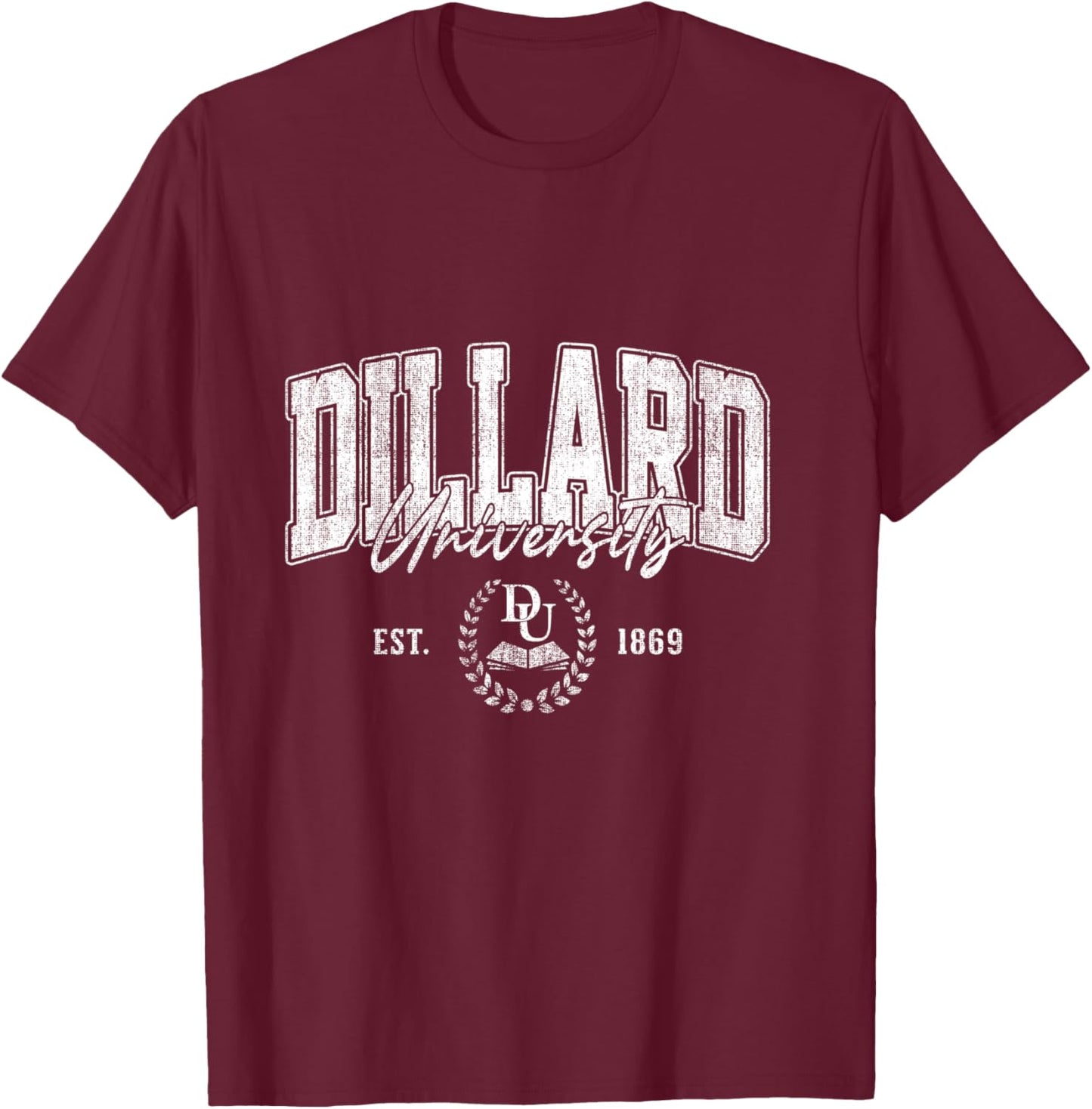 Dillard Tech – Vintage University Arch & Women T-Shirt - T-Shirt | Maroon