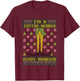 Kids Elf Buddy Cotton Headed Ninny Muggins Holiday Pattern T-Shirt - T-Shirt | Maroon
