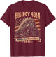 Big Boy 4014 Vintage Steam Locomotive Railroad Train Engine T-Shirt - T-Shirt | Maroon