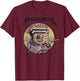 SpongeBob SquarePants Heavy Metal Rock Short Sleeve T-Shirt - T-Shirt | Maroon