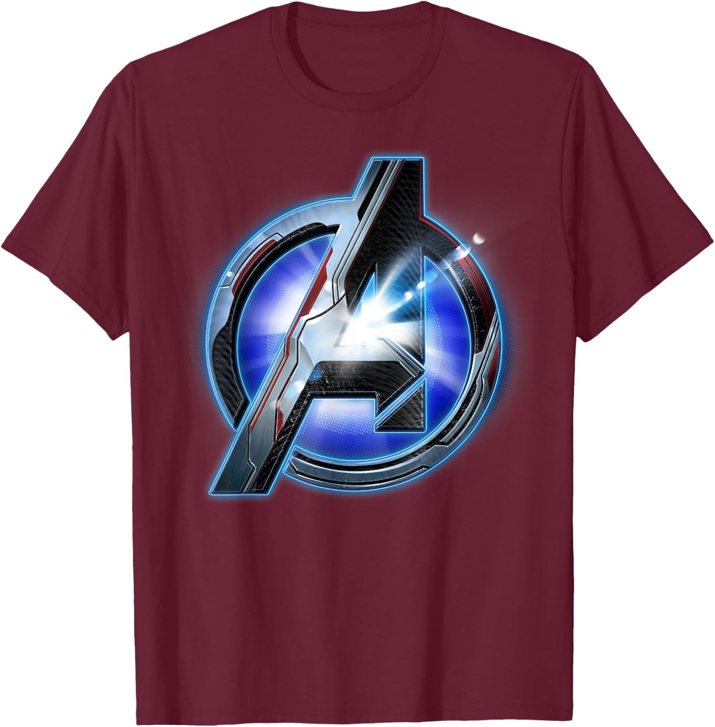 Marvel Avengers Endgame Tech Logo Graphic T-Shirt - T-Shirt | Maroon