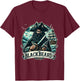 Blackbeard the Pirate youth or adult T-Shirt - T-Shirt | Maroon