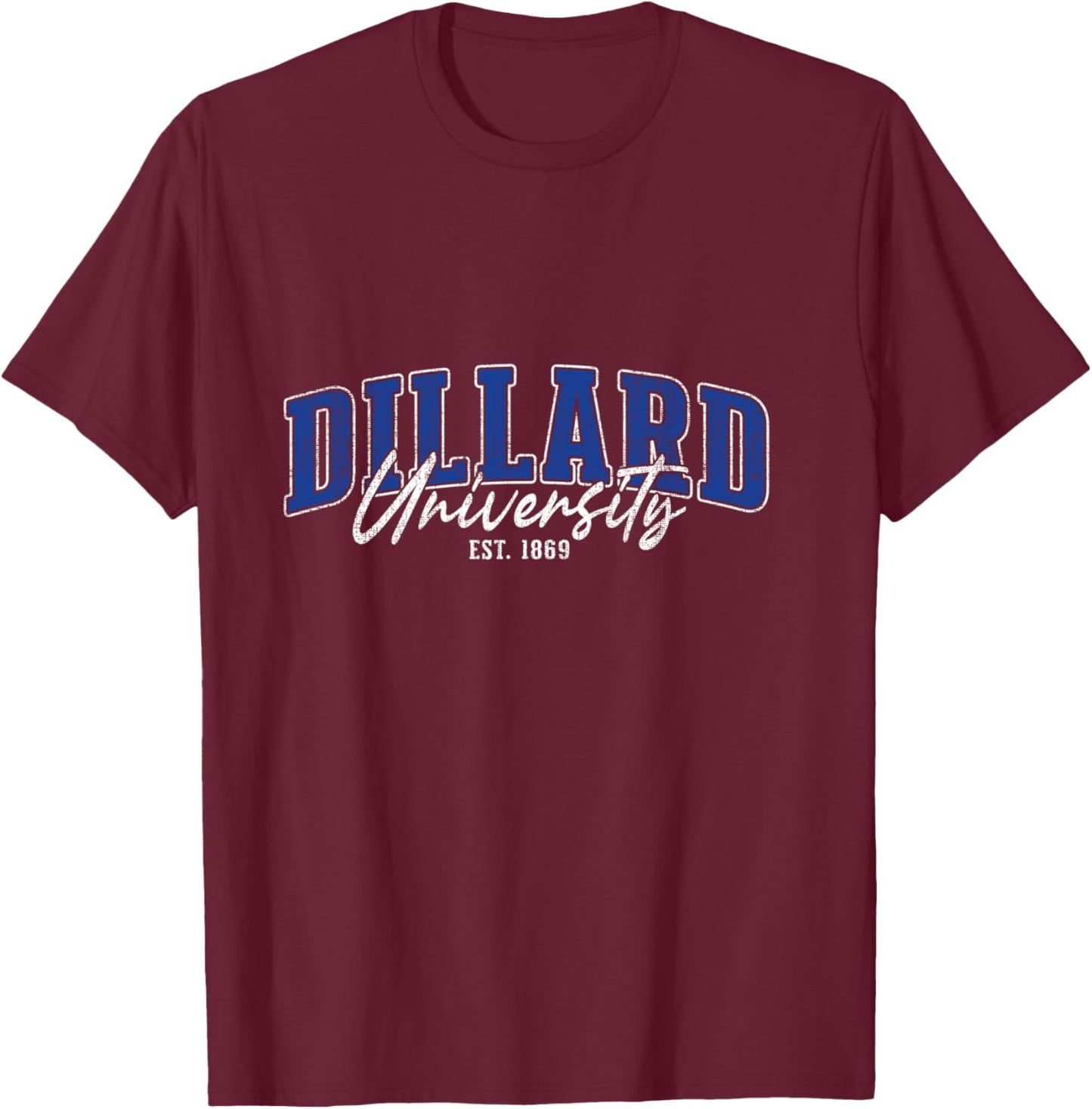 Dillard Institute of Technology Arch Retro Women T-Shirt - T-Shirt | Maroon