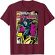 Marvel Rise Of The Midnight Sons Morbius Comic Cover T-Shirt - T-Shirt | Maroon