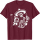 Mexico Vintage Skeleton Tequila Dia De Los Muertos Mexican T-Shirt - T-Shirt | Maroon