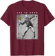 Let it Gogh T Shirt - Van Gogh Distressed Gift T-Shirt - T-Shirt | Maroon