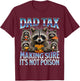 Dad tax making sure its not poison bootleg fathers day T-Shirt - T-Shirt | Maroon