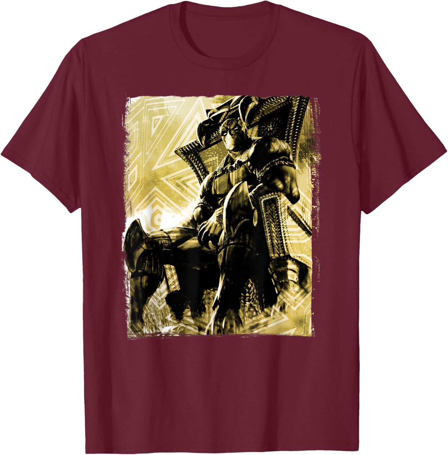 Marvel Black Panther The King's Throne Graphic T-Shirt - T-Shirt | Maroon