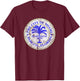 Miami Florida City Seal State Home Pride Dade County T-Shirt - T-Shirt | Maroon