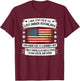 I Am Too Old To Live Under Socialism I Am Addicted T-Shirt - T-Shirt | Maroon