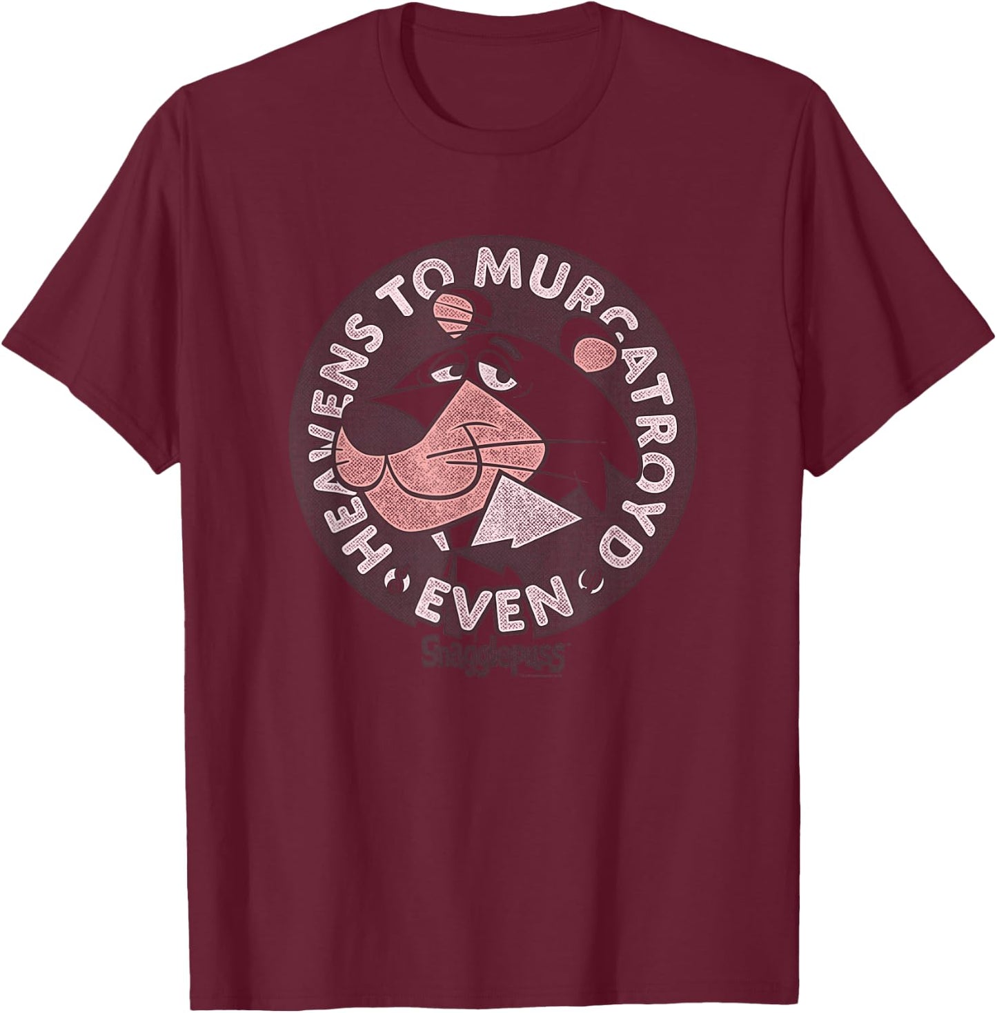 Snagglepuss Heavens to Murgatroyd T-Shirt - T-Shirt | Maroon