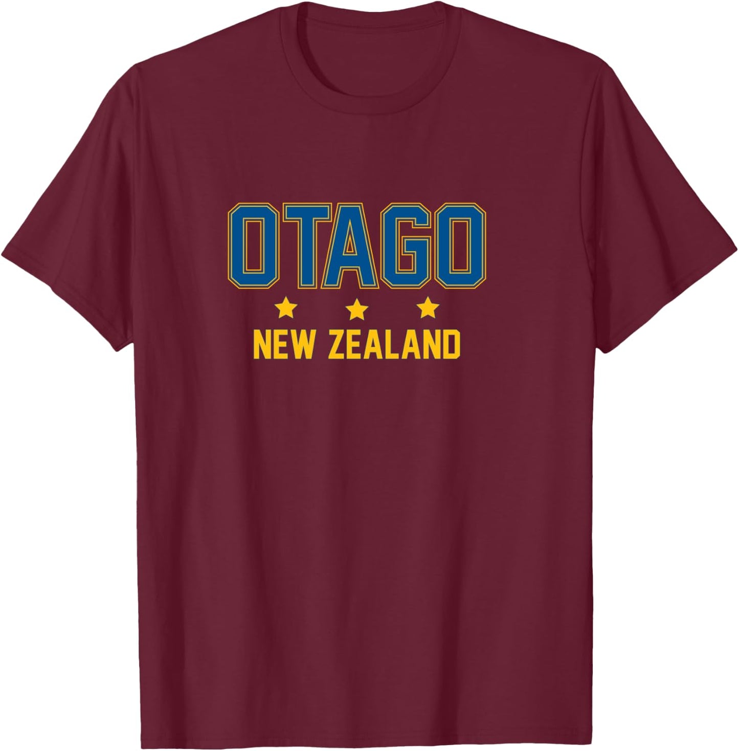 Otago New Zealand university style T-Shirt - T-Shirt | Maroon